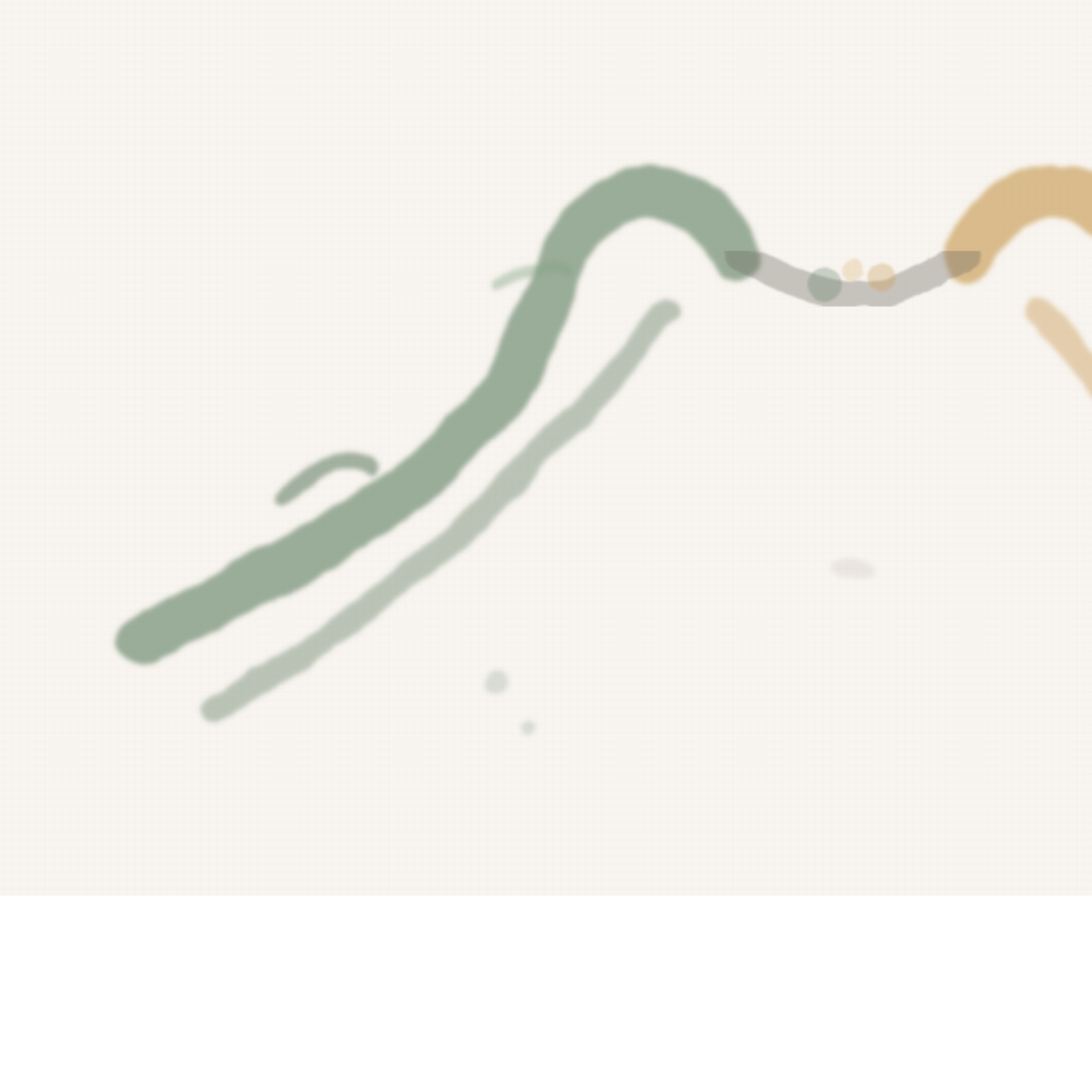 Expressionist brush strokes